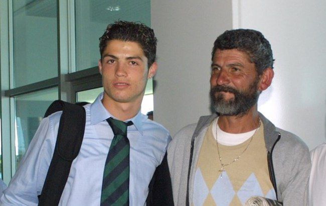 Ronaldo dengan bapanya