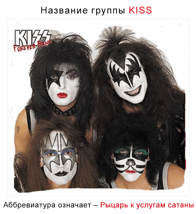 Название группы KISS