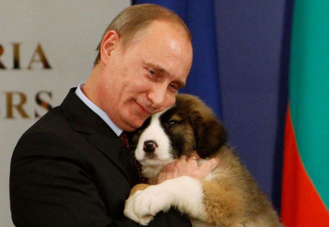 Putin dan anjingnya