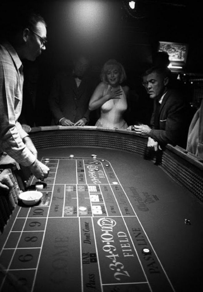 Marilyn al tavolo da gioco