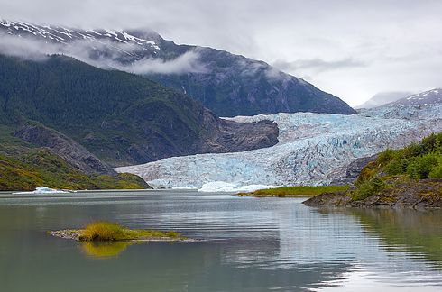 Gua gletser Mendenhall, Alaska 3