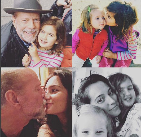 Bruce Willis ir jo dukterys