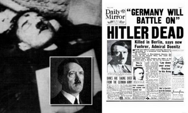 Гитлер застрелился апрель сорокпятого