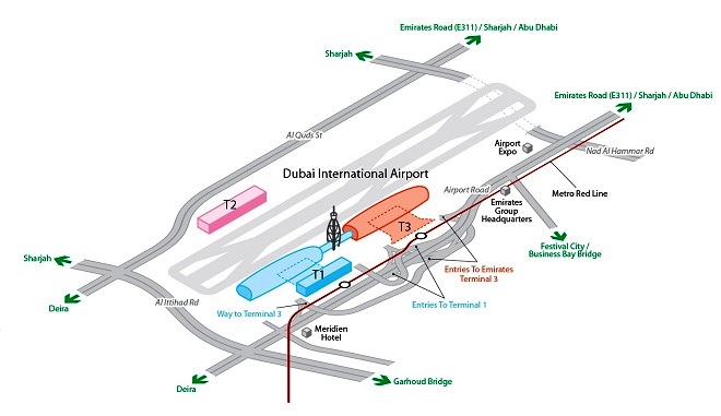 Peta lapangan terbang