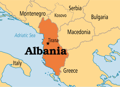 Di mana Albania