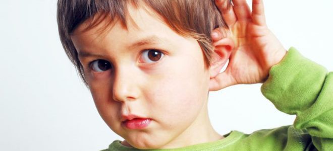 воспаление уха у ребенка