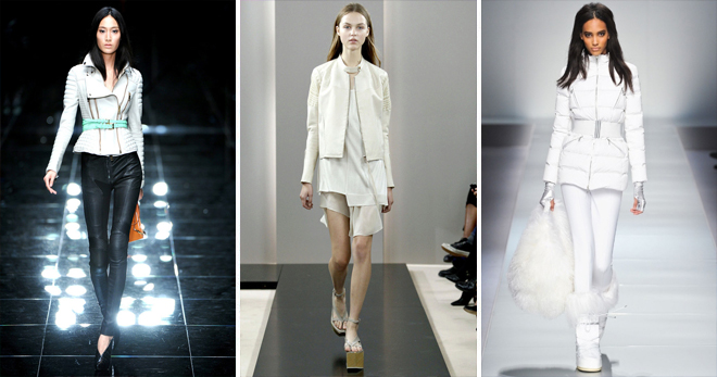 Jaket putih - dengan apa yang perlu dipakai dan cara membuat imej yang bergaya?