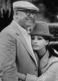 Sophia Loren su vyru Carlo Ponty