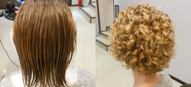 foto di capelli biocoaming prima e dopo
