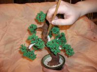 bonsai diperbuat daripada manik18