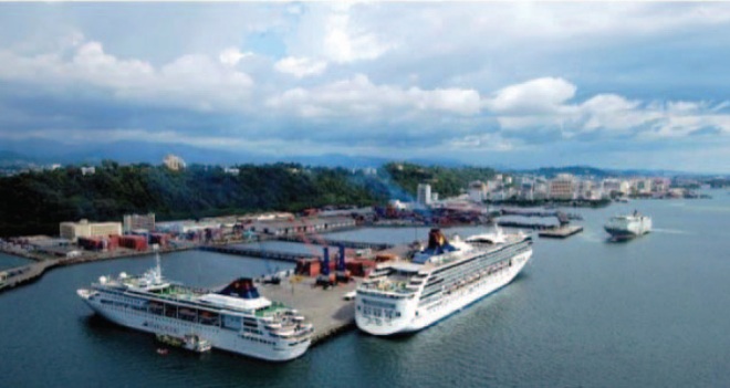Pelabuhan pelayaran di Kota Kinabalu
