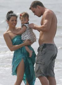 Channing Tatum con sua moglie e sua figlia