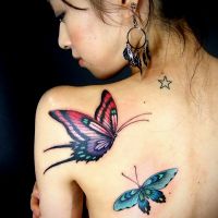 tai reiškia tatuiruočių drugelį
