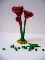 fiori fatti di plastilina 9