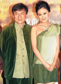Jackie Chanas su savo žmona