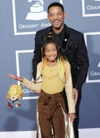Will Smith dengan anak perempuan Willow