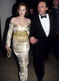 Gillian Anderson con il suo primo coniuge Clyde Klotz