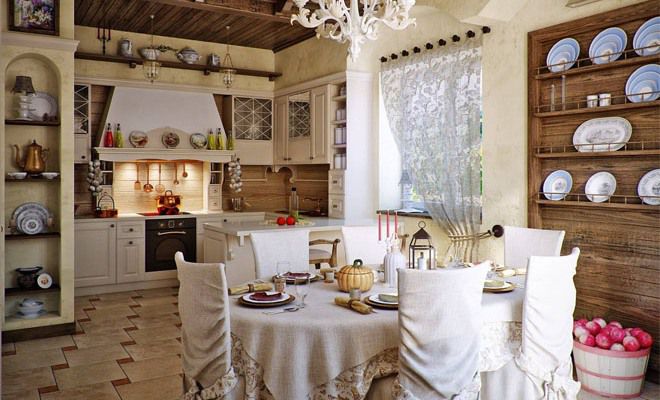 Virtuvės rusiško stiliaus