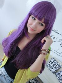 紫色の髪5