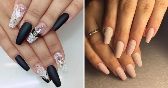 La forma delle unghie da ballerina è una nuova tendenza alla moda nella nail art