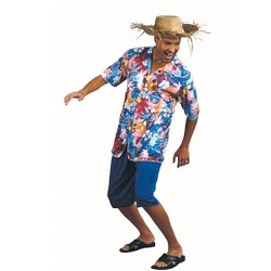 Kostum parti Hawaii dengan tangan sendiri 30