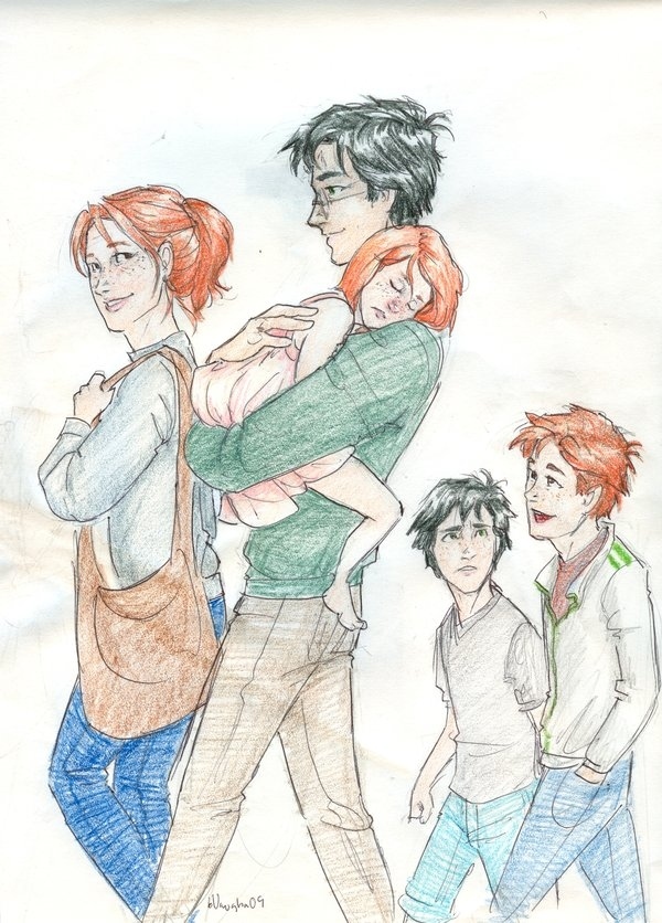 La famiglia di Harry e Ginny