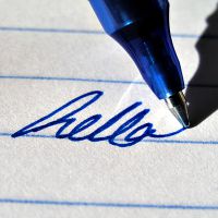 analisis tulisan tangan grafologi dengan contoh