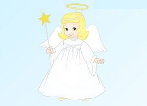 cara menggambar malaikat 31