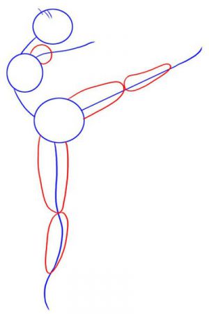 Как нарисовать балерину 11