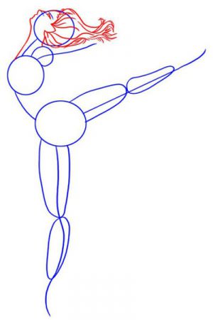 Как нарисовать балерину 12