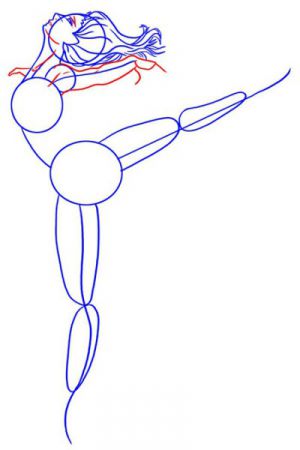Как нарисовать балерину 13