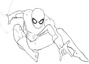 come disegnare Spider Man 12