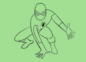 come disegnare Spider Man 8