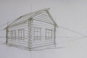 kaip nupiešti namą 9
