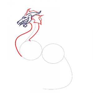как нарисовать дракона 24
