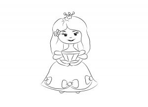kaip nupiešti princesę 11