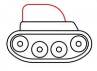 как нарисовать танк ребенку 7