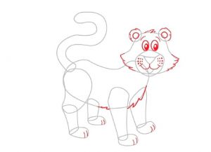 Come disegnare una tigre 17