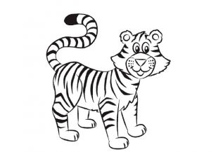 Как нарисовать тигра 19