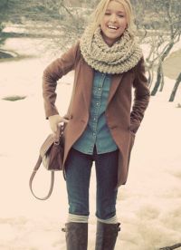 как одеться зимой красиво 1