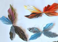 bagaimana membuat kupu-kupu diperbuat daripada kertas 4