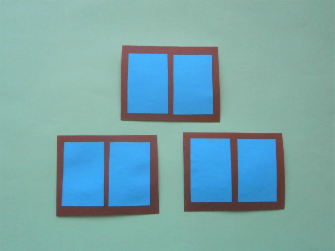 gam butir-butir biru untuk butiran coklat tingkap