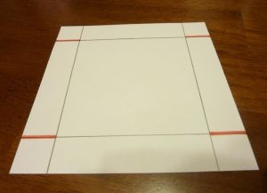 kaip padaryti popieriaus dėžutę 2