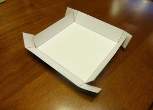 kaip padaryti popieriaus dėžutę 4