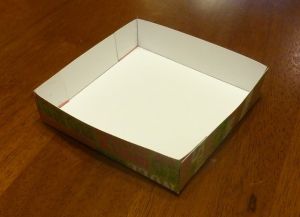 kaip padaryti popieriaus dėžutę 7