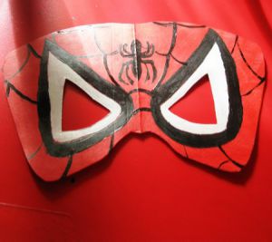 Как сделать маску человека-паука3