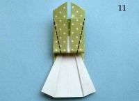 cara membuat pakaian yang diperbuat daripada kertas (20)