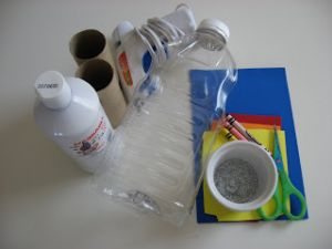 rankų darbo raketas iš plastiko butelio 1