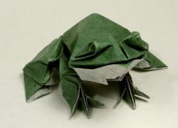 как сделать жабу из бумаги