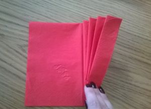 Cara melipat tuala kertas untuk tetapan meja 2